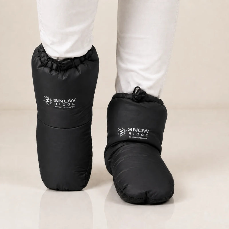 Snow Ridge™ Insulated Booties — Lightweight Winter Foot Warmers